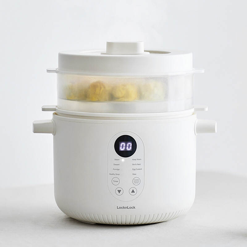 Nồi nấu chậm đa năng Locknlock Bianco Multi-function Slow Cooker 2.5L - EJP164IVY, , large image number null